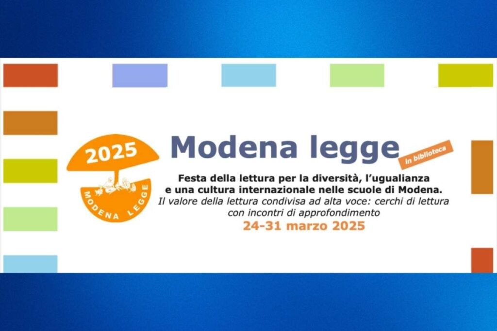 Libri, scuola e inclusione: torna “Modena legge”. Una festa diffusa per leggere insieme a Modena. “Modena legge 2025”: la lettura unisce scuole e famiglie. 