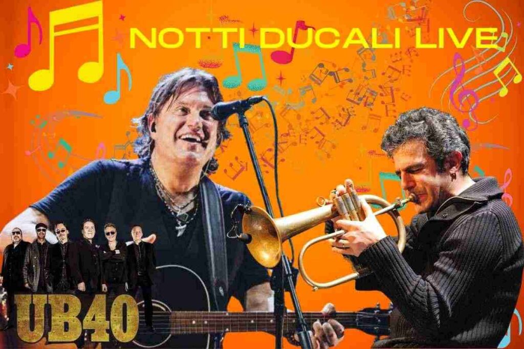 Cristiano De André emoziona Modena il 26 giugno. Ub40 tornano in tour: tappa a Modena il 27 giugno. Modena, "Notti Ducali Live" promette una rassegna imperdibile. Eventi estivi a Modena: i concerti di "Notti Ducali Live".