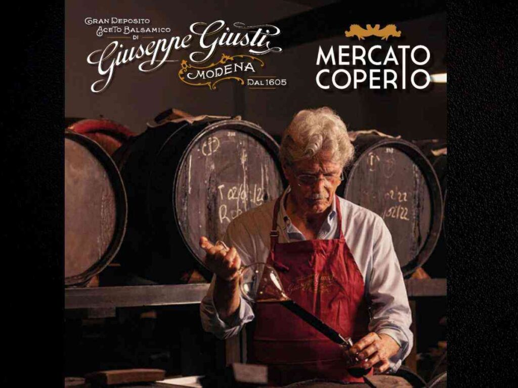 Quattro secoli di gusto in mostra al Mercato Coperto di Ravenna. Giuseppe Giusti porta la storia dell’aceto a Ravenna. L’eccellenza modenese protagonista del weekend ravennate. Ravenna incontra la tradizione dell’Aceto Balsamico di Modena.