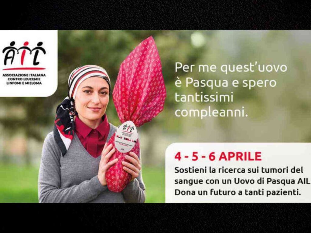 AIL porta a Cervia le Uova di Pasqua della solidarietà. Dal 4 al 6 aprile tornano le Uova di Pasqua AIL a Cervia. Un Uovo AIL per sostenere la ricerca e salvare vite. Cervia si colora di speranza con le Uova di Pasqua AIL. 