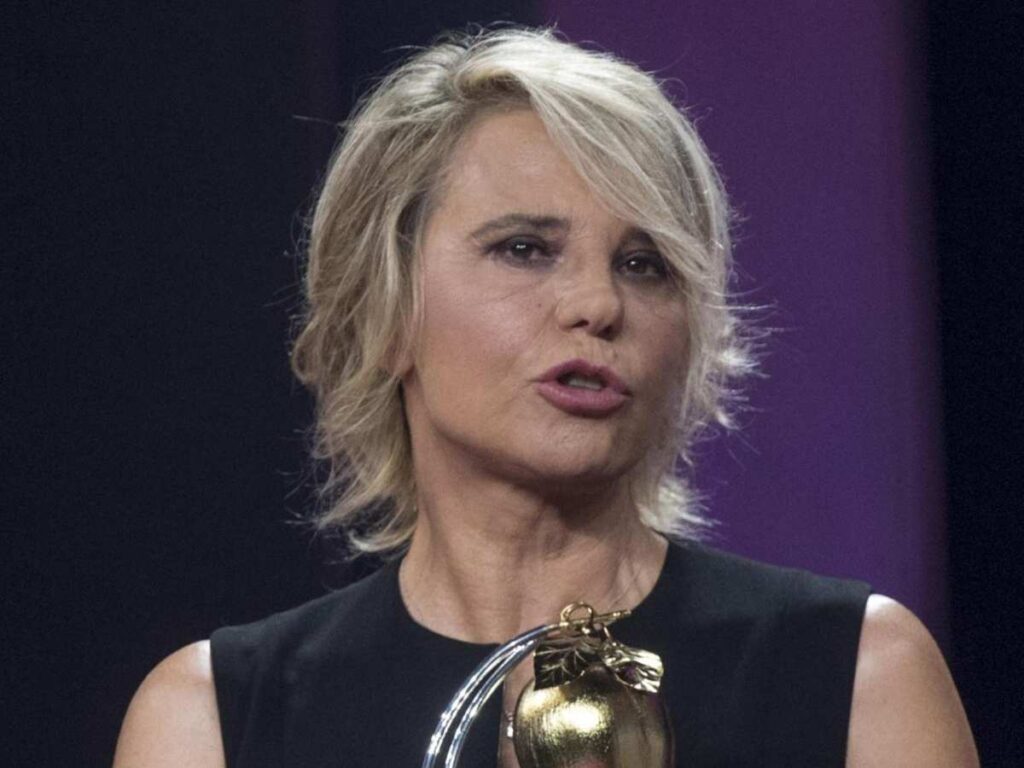 Primo piano di Maria De Filippi