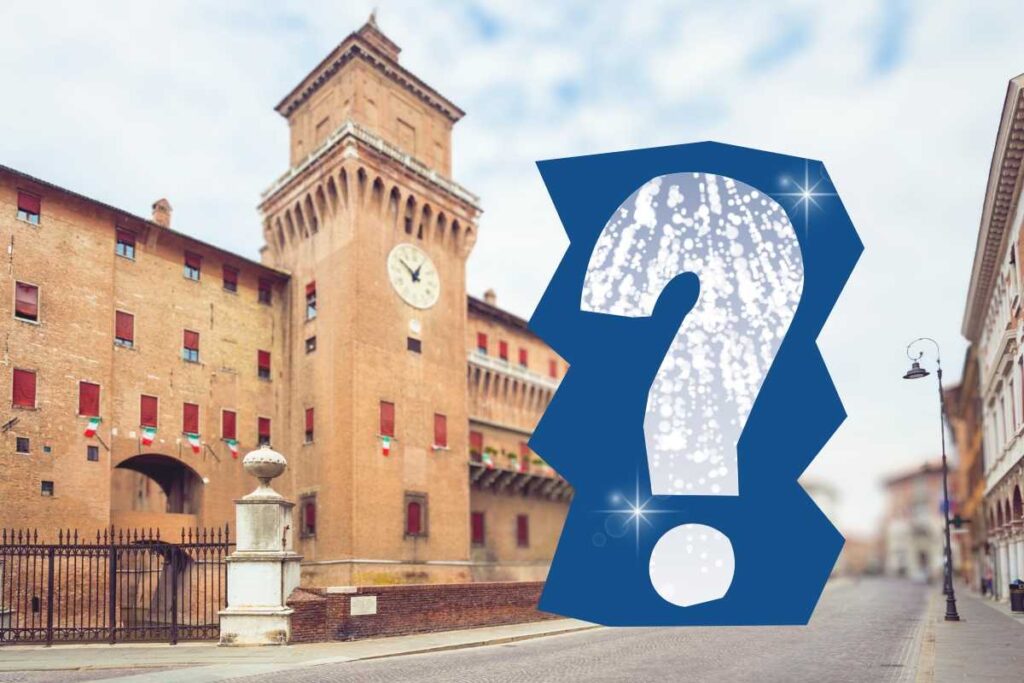 Ferrara e interrogativo luminoso