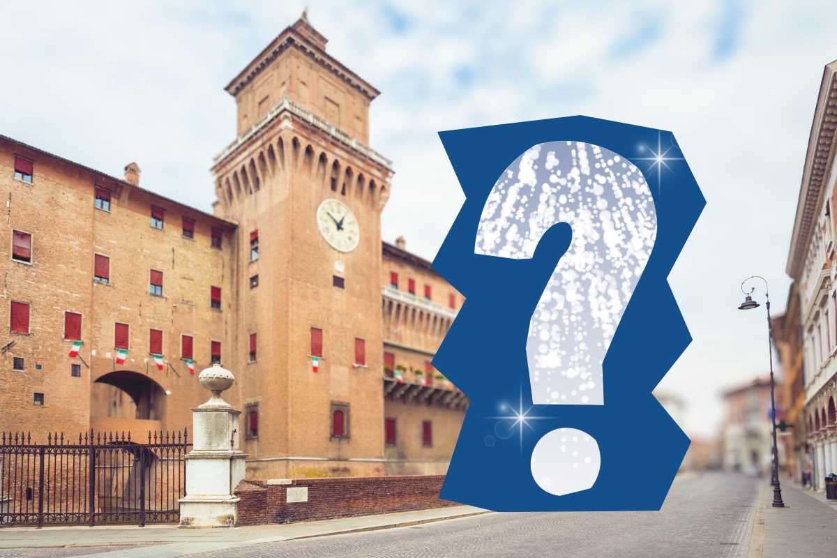 Ferrara e interrogativo luminoso