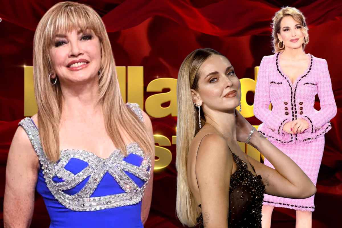 logo ballando con le stelle milly carlucci chiara ferragni e barbara d'urso