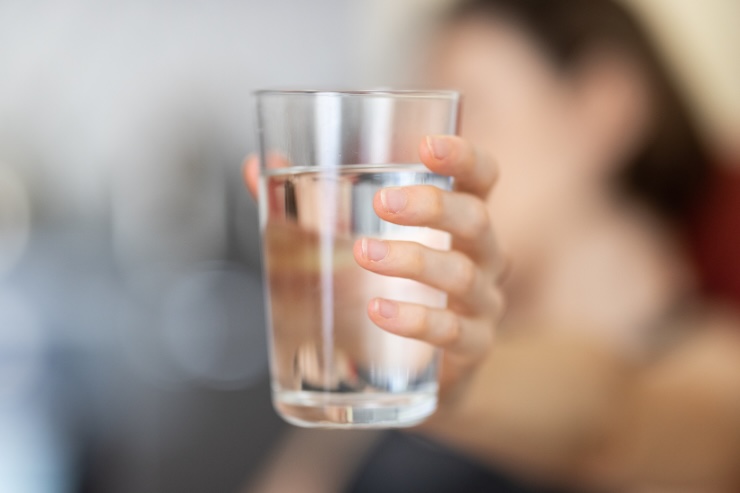 bicchiere di acqua