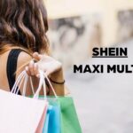 Ragazza che fa shopping e "shein maxi multa"