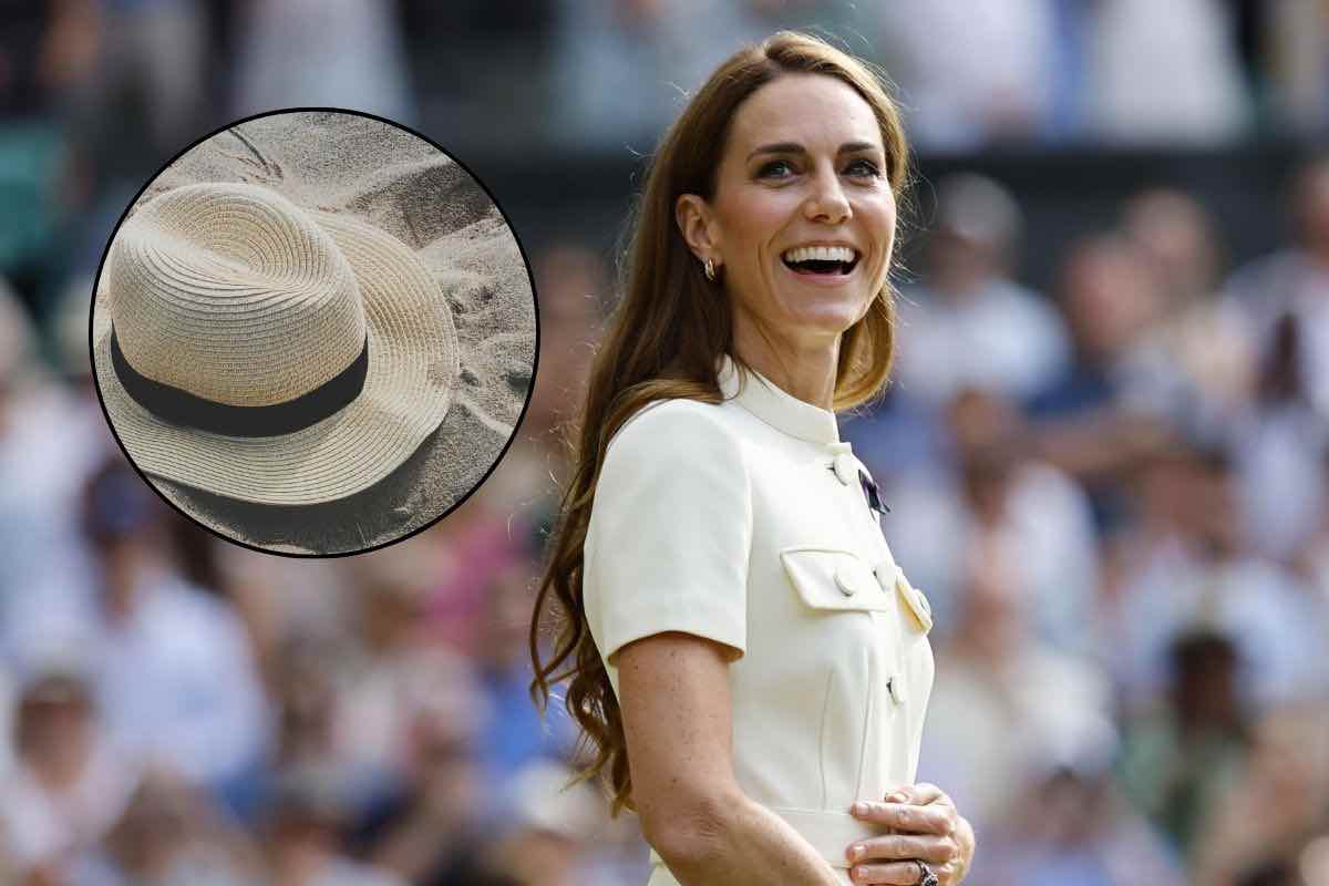 Kate Middleton e cappello di paglia